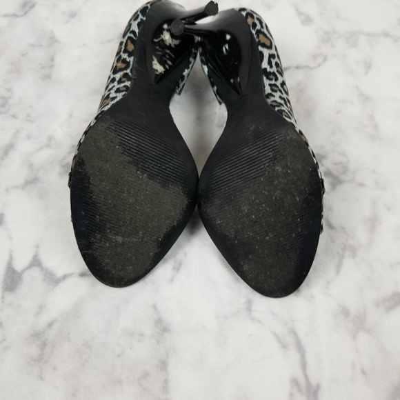 Carlos by Carlos Santana Leopard Print heels 8.5M - Picture 4 of 7